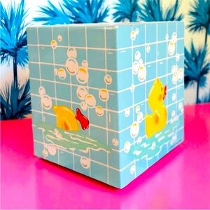 Nick + Nora Home  5.5” Rubber Ducky Tissue Box Cover Holder